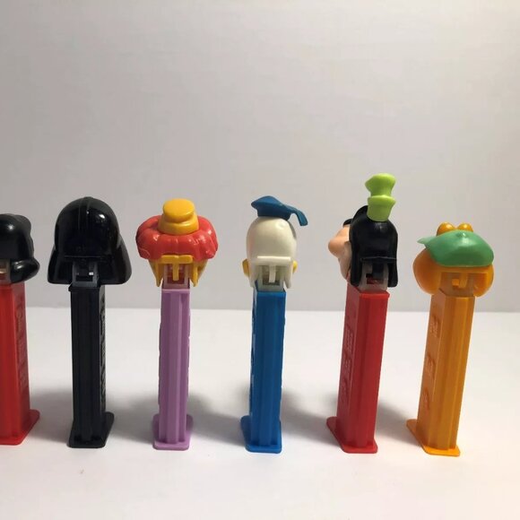 PEZ Dispensers Lot of 7 Vader, Donald Duck Goofy GEARLOOSE Lucy Homer GARF - Picture 4 of 4